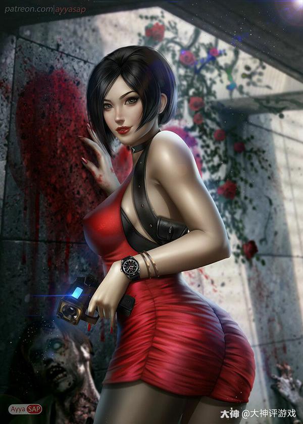 她是你心目中的《生化》第一美人吗？（《生化危机》艾达王艺术画大合集）