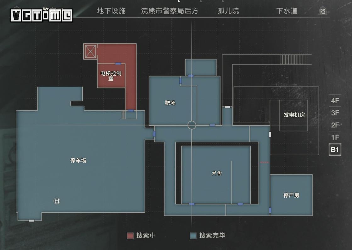 生化危机2重制版里昂篇地图（生化危机2重制版警局地图一览）