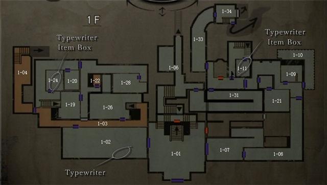 生化危机1重制版地图及流程攻略一（克里斯篇之洋馆的探索攻略）