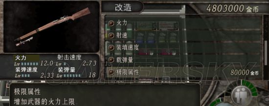 生化危机4武器改造汇总（生化危机4改造武器需要的金币）