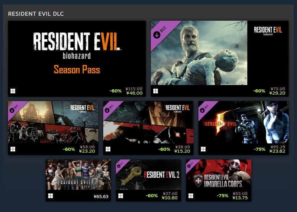 steam 生化危机游戏作品有哪些（生化危机Steam优惠活动一览）